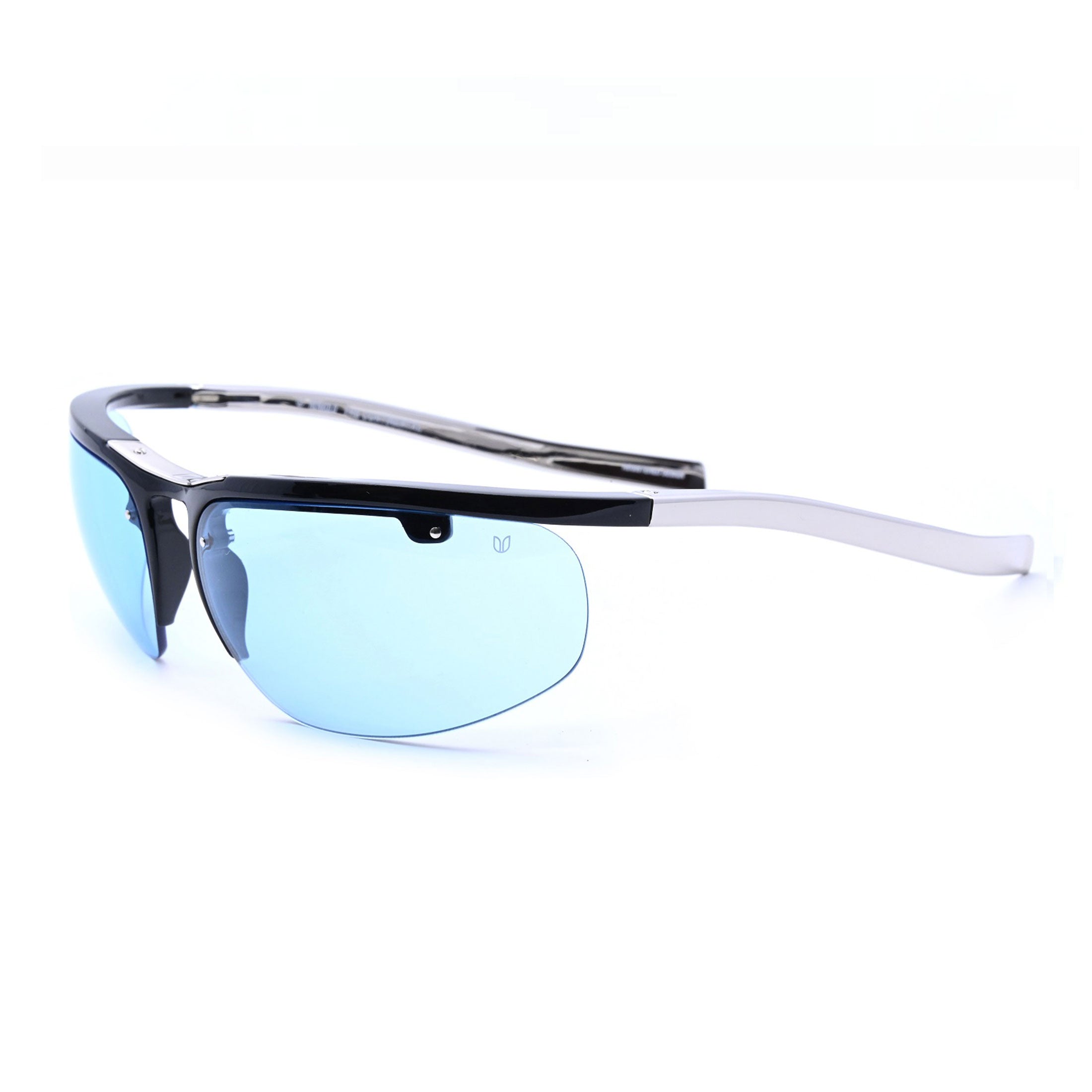 The Continental™ - Black with Palladium arms - Sky Blue